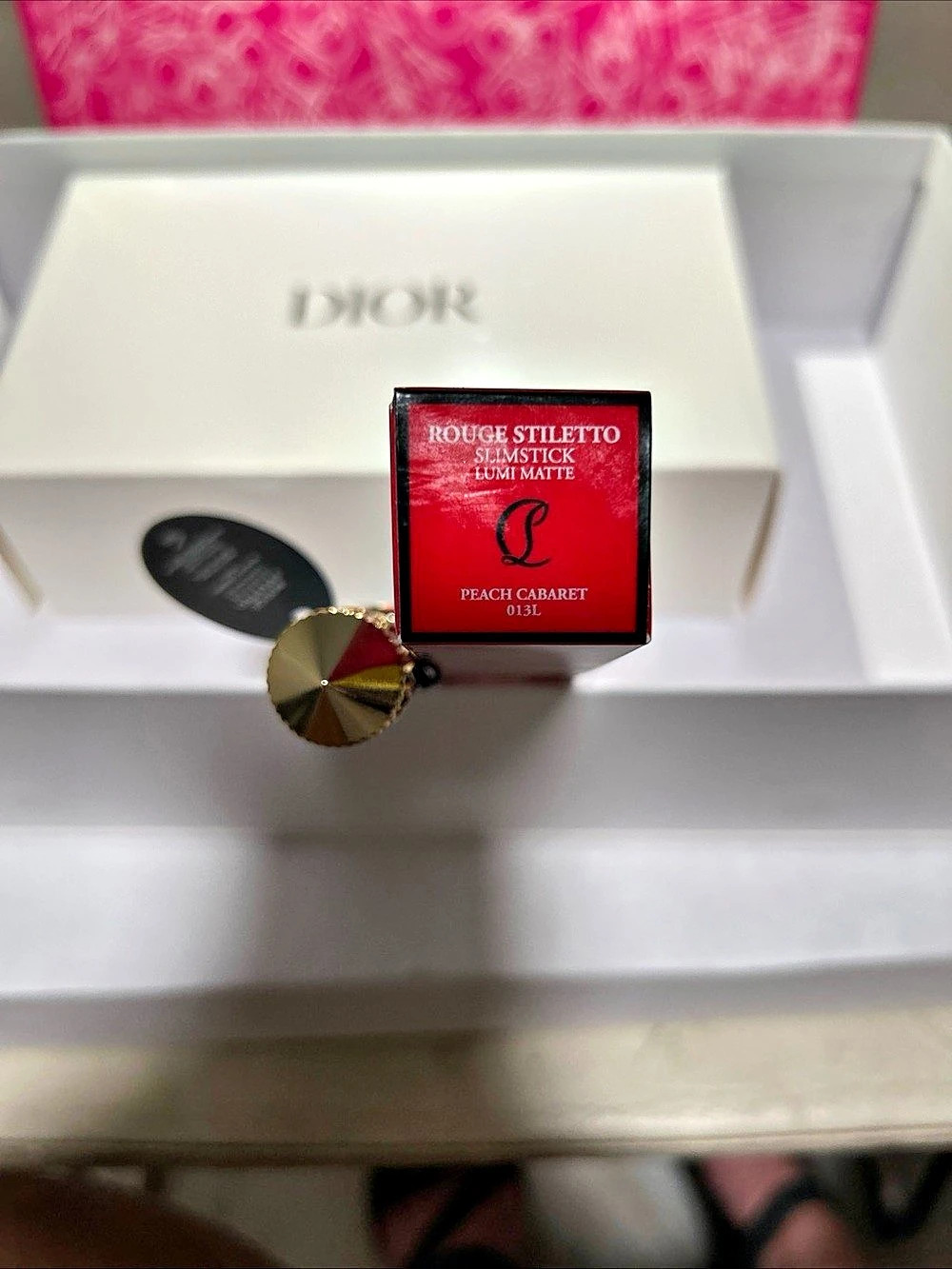Dior Rouge Dior Stiletto Lipstick Pink NWT